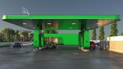 CNG Station in San Diego,  California